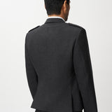 The Keville Charcoal Tweed Jacket & Waistcoat with Grey Spirit Kilt