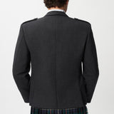 The Keville Charcoal Tweed Jacket & Waistcoat with Modern Robertson Kilt