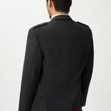 The Keville Charcoal Tweed Jacket & Waistcoat with Royal Stewart Kilt