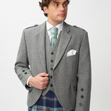 The Keville Light Grey Tweed Jacket & Waistcoat with Help for Heroes Trews