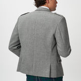 The Keville Light Grey Tweed Jacket & Waistcoat with Modern Douglas Trews