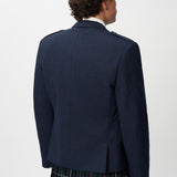 The Keville Navy Tweed Jacket & Waist Coat with Modern Robertson Kilt
