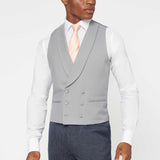 The Bidwell - 3 Piece Navy Morning Suit | Dove Grey Double Breasted Waistcoat