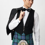 Prince Charlie Jacket & 3 Button Waistcoat with Flower of Scotland Kilt