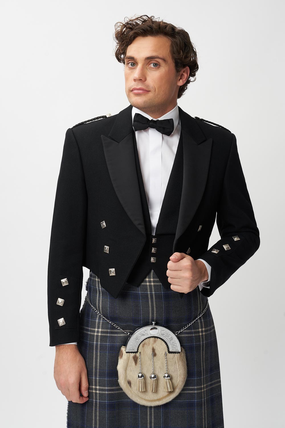 Prince Jacket Hire Rathbones Tailor Prince Charlie Jacket & 3 Button Waistcoat with ...
