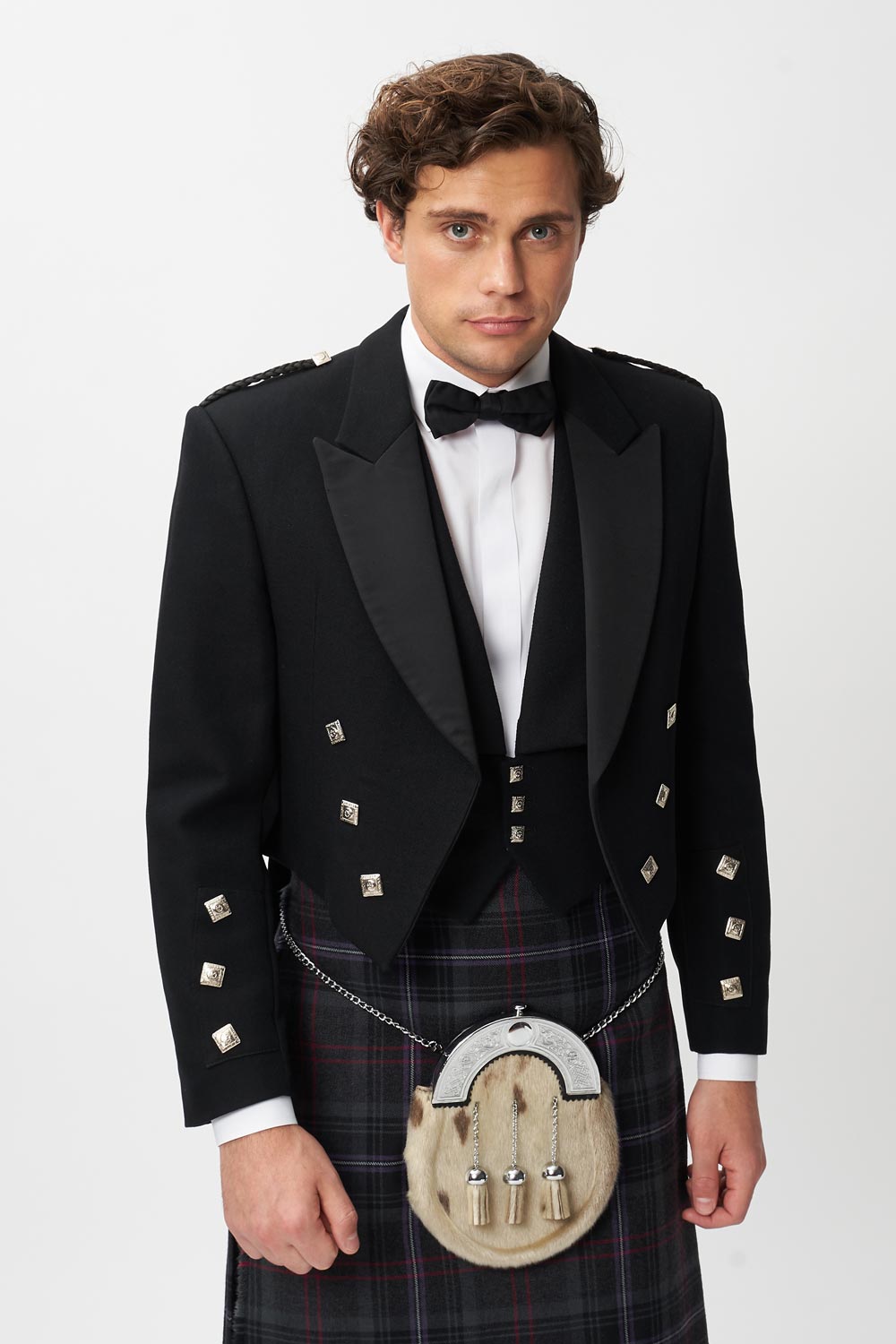 Hire Rathbones Tailor Prince Charlie Jacket Button Waistcoat
