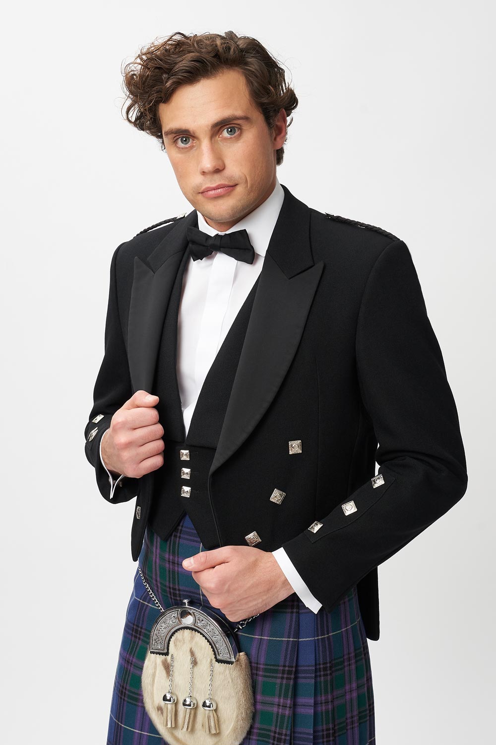 Hire Rathbones Tailor Prince Charlie Jacket Button Waistcoat
