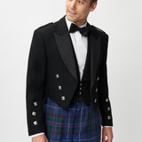 Prince Charlie Jacket & 3 Button Waistcoat with Spirit of Bannockburn Trews