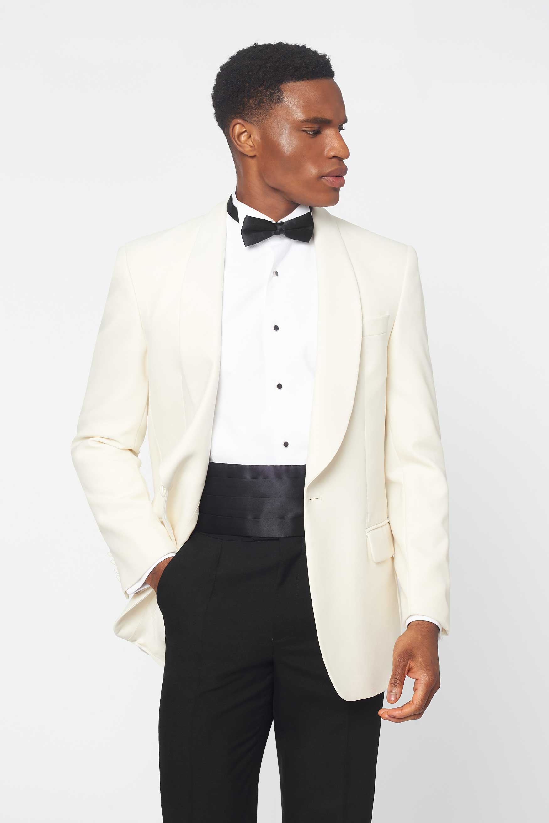 Hire The Duke White Tuxedo – Rathbones Tailor